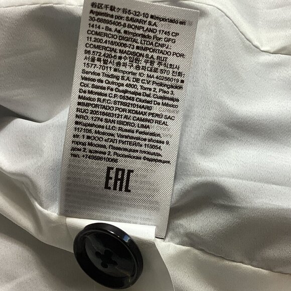 Banana Republic Classic Fit Linen Blend Cross-Weave Blazer Sz 2 Blue #324F - Picture 11 of 11